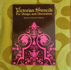 Vintage 1968 Victorian Stencils Book Edmund V. Gillon Jr.